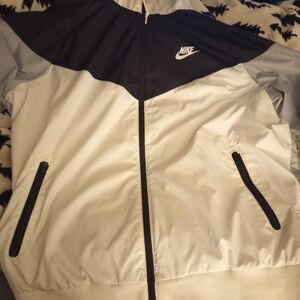Nike Men's Black and White Jacket